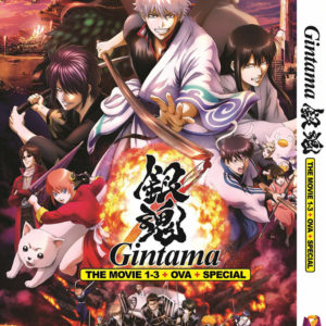 GINTAMA 銀魂 THE MOVIE 1-3 + OVA + SPECIAL ANIME DVD ENGLISH SUBTITLE REGION ALL