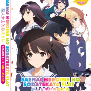 SAENAI HEROINE NO SODATEKATA FLAT Sea 1-2 Vol.1-25 End DVD ANIME ENGLISH SUBS
