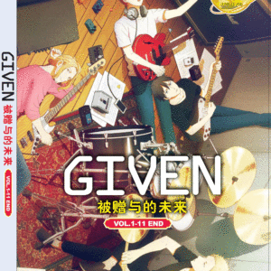 GIVEN Vol.1-11 END DVD ANIME English Subtitle Region All