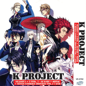 K PROJECT SEA 1-2 Vol.1-26 End + MOVIE + SEVEN STORIES ANIME DVD ENGLISH DUBBED