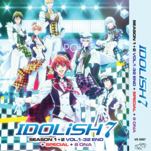 IDOLISH 7 SEA 1-2 VOL.1-32 END + SPECIAL + 8 ONA ANIME DVD ENGLISH SUBTITLE