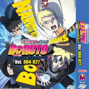 BORUTO: NARUTO NEXT GENERATION Vol.904-927 BOX 33 ANIME DVD REG ALL ENGLISH SUBS
