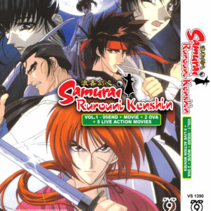 Rurouni Kenshin Vol.1-95 End + MOVIE + 2 OVA + 5 Live Action ANIME DVD ENG DUB