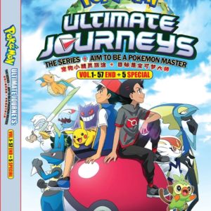 POKEMON ULTIMATE JOURNEYS: THE SERIES + AIM TO BE A POKEMON MASTER ANIME DVD