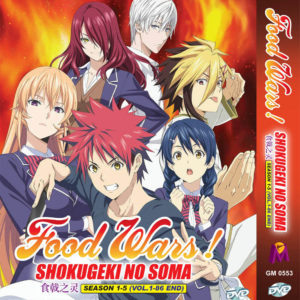 FOOD WARS! SHOKUGEKI NO SOMA SEA 1-5 VOL.1-86 END ANIME DVD ENGLISH DUB REG ALL