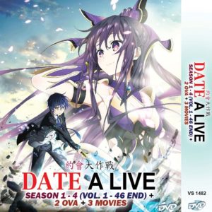 DATE A LIVE SEA 1-4 VOL.1-46 END + 2 OVA + 3 MOVIE ANIME DVD ENGLISH DUBBED