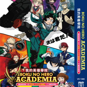 *ENGLISH DUBBED* Boku No Hero Academia Sea 1-5 Vol.1-113 End + 3Movie ANIME DVD