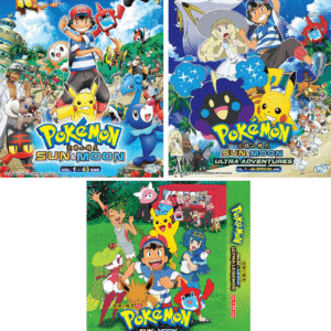 POKEMON SUN & MOON + ULTRA ADVENTURE + ULTRA LEGENDS ANIME DVD ENGLISH DUBBED