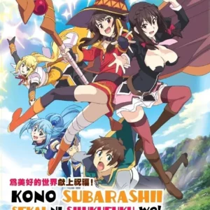 Anime DVD Kono Subarashii Sekai ni Shukufuku wo! Season 1-3 + Bakuen Wo + Movie ENGLISH DUB Box Set