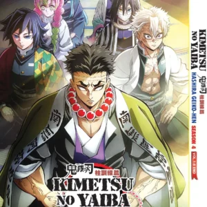 Anime DVD Kimetsu no Yaiba Hashira Geiko-hen Season 4 (1-8 End) ENGLISH DUB Box Set