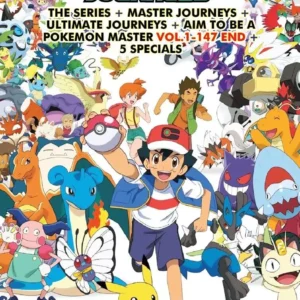 Anime DVD Pokemon: Pokemon Journeys+Master+Ultimate TV Series (Vol.1-147 End + 5 Specials)