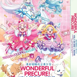 Anime DVD Wonderful Precure! (1-50 End + Movie) Complete English Subtitle Box Set