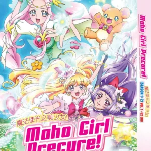 Anime DVD Maho Girl Precure! Season 1 & 2 (Vol.1-62 End) Complete Box Set