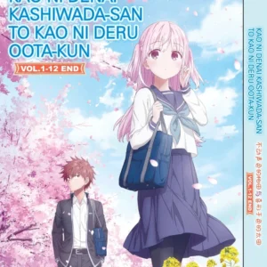 Anime DVD Kao ni Denai Kashiwada-san to Kao ni Deru Oota-kun Vol.1-12End Box Set