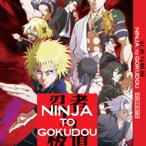 Anime DVD Ninja To Gokudou (1-12 End) Complete ENGLISH DUB Box Set