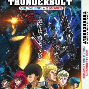 Anime DVD Kidou Senshi Gundam Thunderbolt (1-8 End + 2 Movie) Complete Box Set